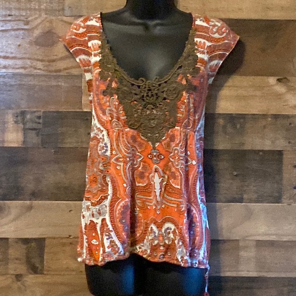 FREE PEOPLE boho top - Picture 1 of 2